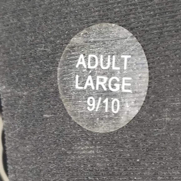 Disney Minnie Mouse Quilted Flats Adult Large Womens 9/10 Ballet Black Red Bow - Picture 12 of 14